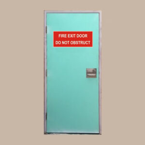 External Fire Exit Door Fire Rated